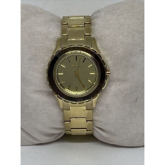 DKNY NY-2116 Women\'s Gold Stainless Steel Analog Dial Quartz Genuine Watch MP681 main image 9